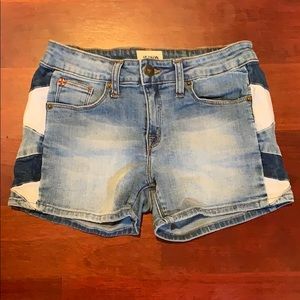 Hudson Mid-Rise Denim Shorts